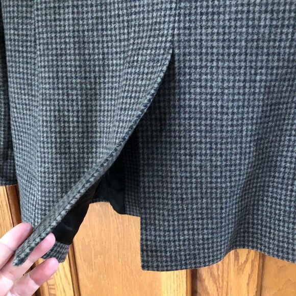 ZARA Oversized Two Button Plaid Blazer Jacket w/Elbow Patches Size XS - Picture 12 of 16